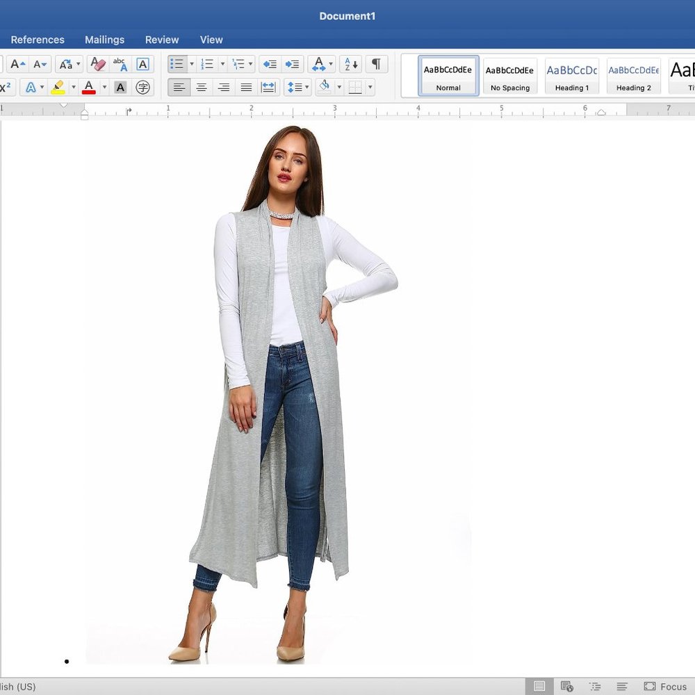 *3 FOR $20 ITEM* Isaac Liev Sleeveless Maxi Duster, NWOT